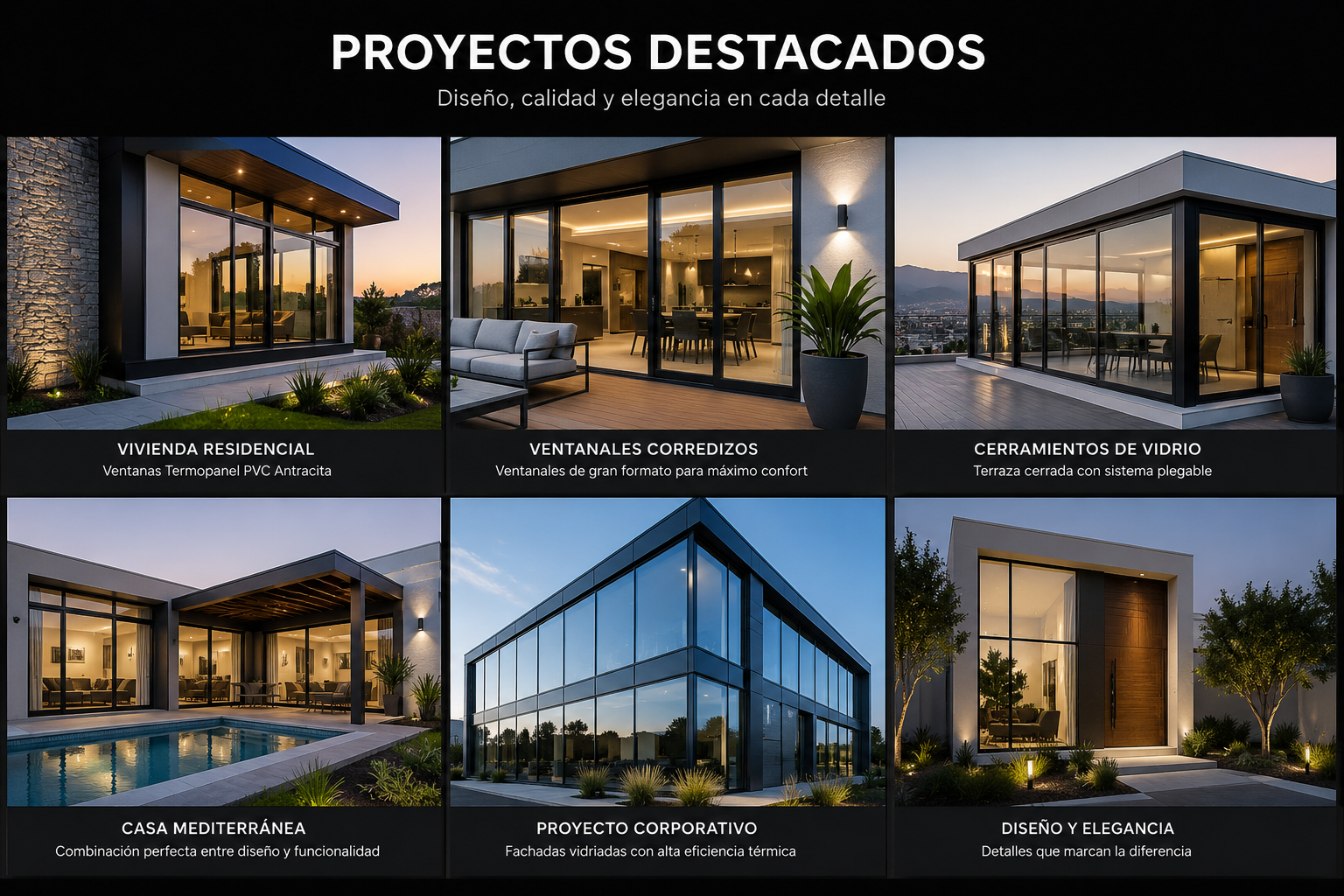 Proyectos Destacados Elegans Glass Chile